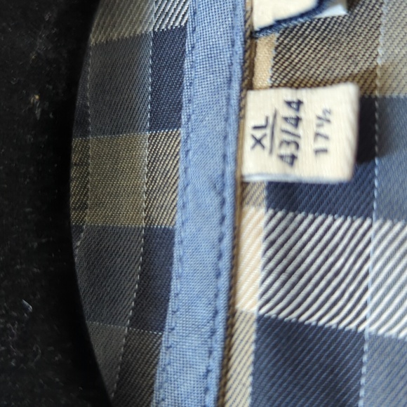 Haupt Germany Plaid Button Down Shirt XL-17.5 - Picture 11 of 16